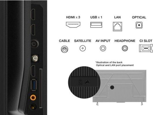 LED 552 TCL 55V6B SmartTV GoogleTV
