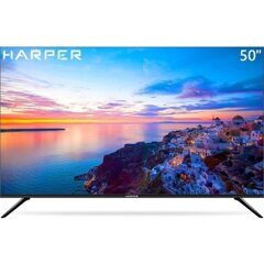 LED 50" Harper 50U661TS черный 4K SmartTV